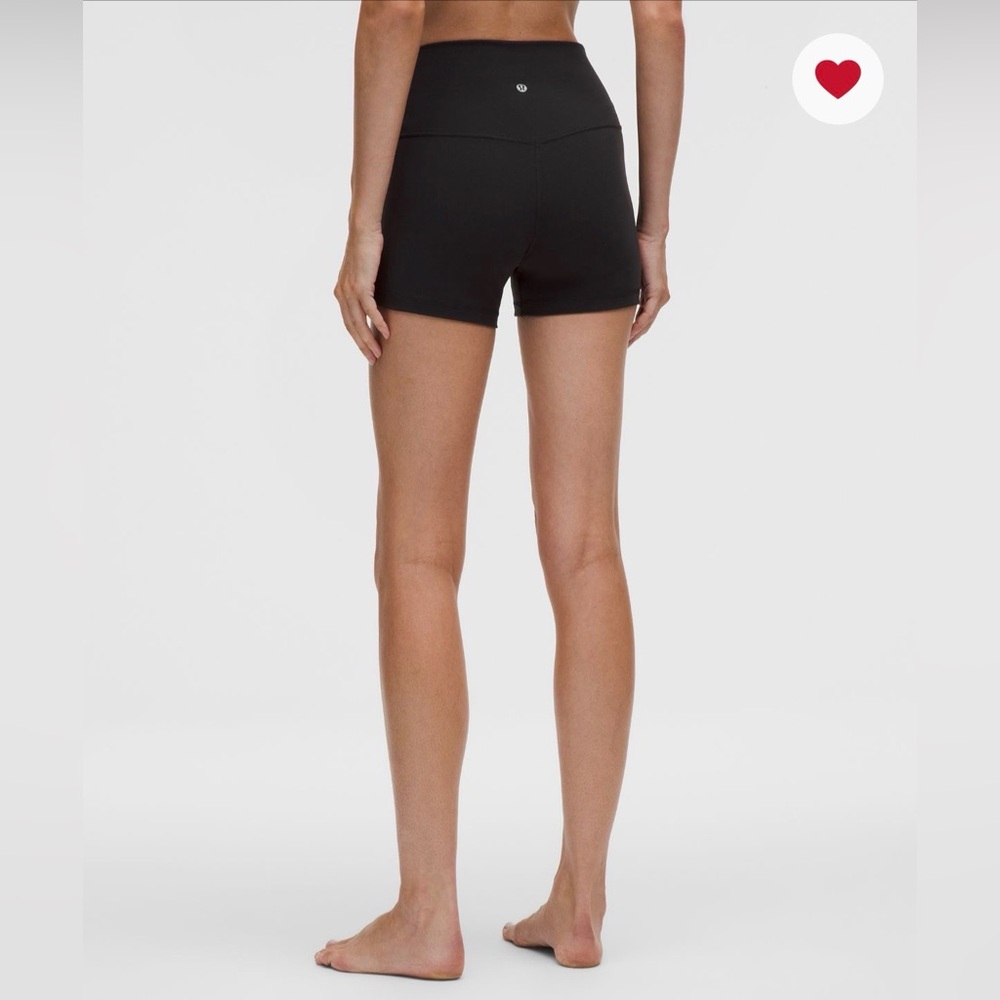Lululemon Align High Rise Short 4” - Black - Size 8 - Picture 2 of 6